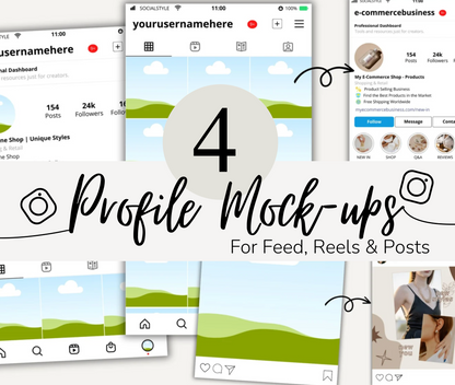 Instagram Profile Mock-up